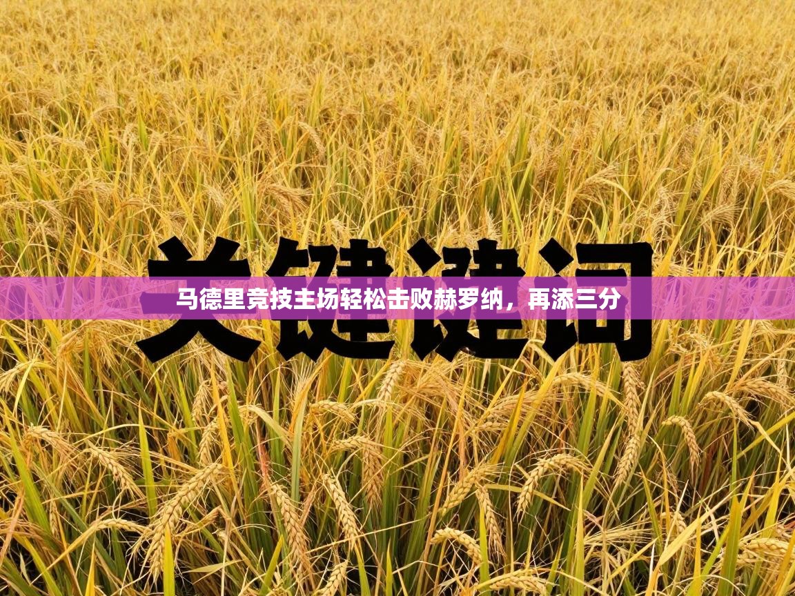 马德里竞技主场轻松击败赫罗纳，再添三分  第1张